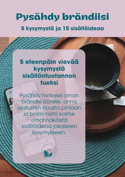 Markkinoinnin 5 kysymystä